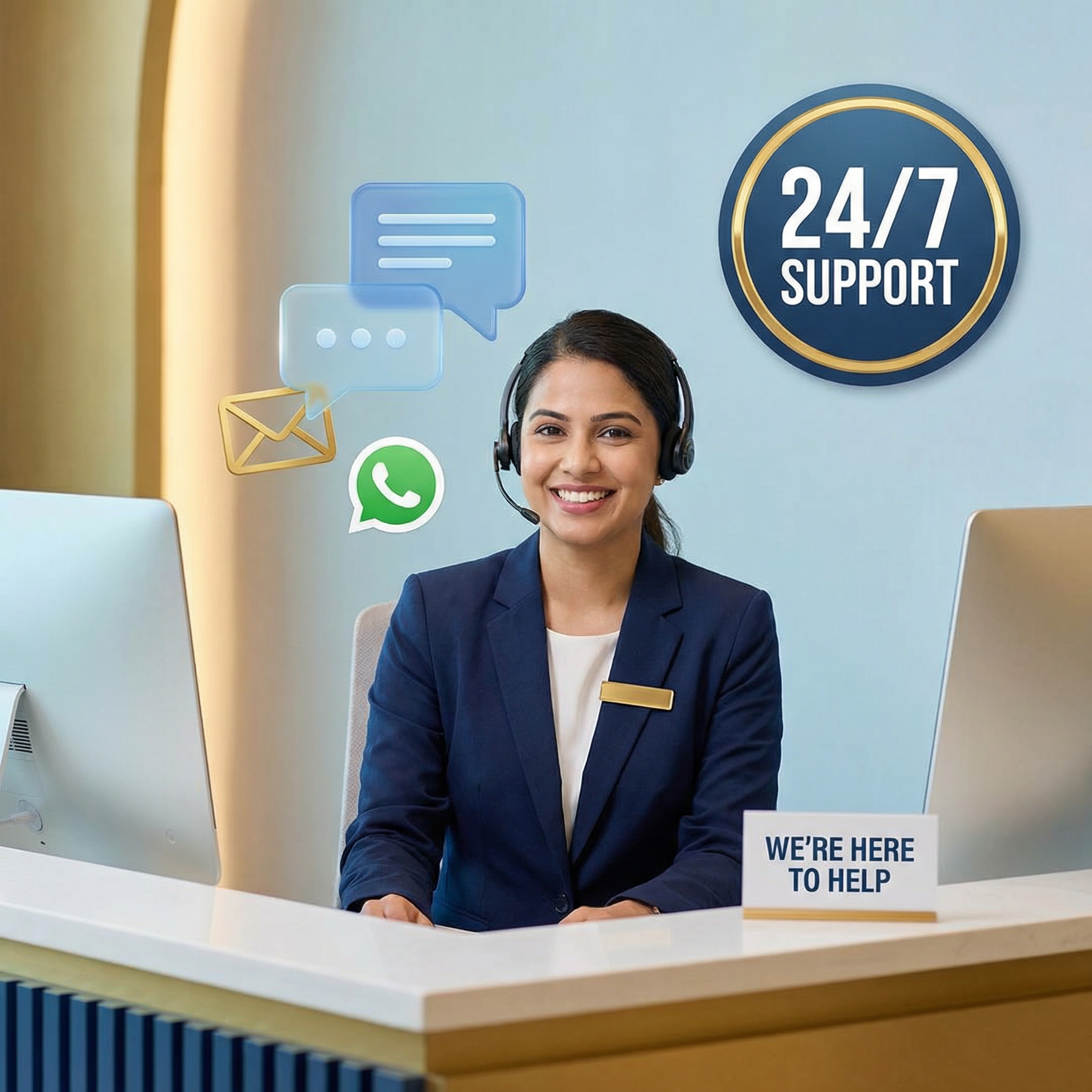 壹号娱乐24/7专业客户支持团队